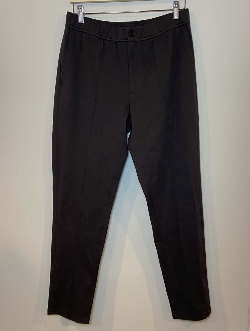 NWT Quince Stretch Knit Pintuck Trouser Pants Steel Gray Size Small S New